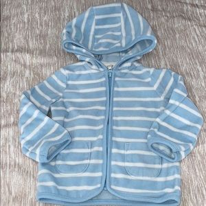 Carter's | Baby Striped Zip-Up Fleece Cardigan